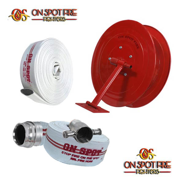 On Spot Fire Fighters Industries Manufacturers of Fire Fighting  Accessories, Fire Hose Reel Drum wall mounting swinging, Fire hose reel  Drum, Canvas Hose Pipe, Fire Fighting Hose Systems, Canvas Cotton Hose pipe